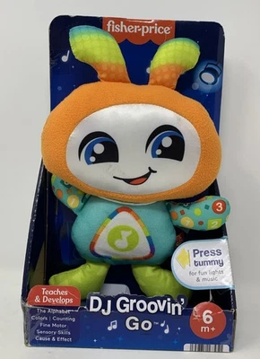 Fisher Price DJ Groovin' Go NUEVO Juguete Musical de Peluche Iluminado para Bebé (b4) Foto 1 de 4