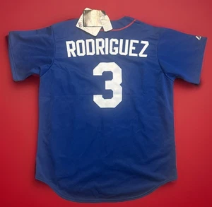 Vtg Texas Rangers Alex Rodriguez MLB Baseball Jersey Mens L Majestic NWT NOS Y2K - Picture 1 of 18