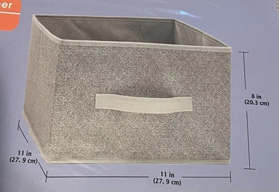 Basic Clothes / Stuffed Toys Organizer / Collapsible Storage Bins - Set Of 2 - Image 1 of 3