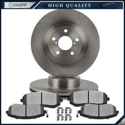 Front Discs Brake Rotors and Ceramic Pads For Subaru Baja 2004 - 2006 - Image 1 of 4