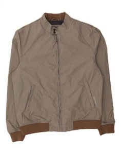 Chaqueta de bombardero GEOX para hombre UK 46 3XL gris a cuadros poliéster NA10 - Imagen 1 de 3