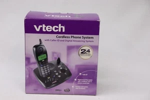 Sistema telefonico cordless VTech T2447 2,4 GHz con ID chiamante e segreteria telefonica nuovo - Foto 1 di 7