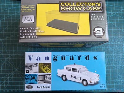 VANGUARDS 1:43 SCALE FORD ANGLIA LIVERPOOL POLICE & COLLECTORS SHOWCASE. - Image 1 of 4