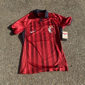 Nike Kashima Antlers Soccer Red Jersey Shirt Football Size Large Authentic - Picture 1 of 2