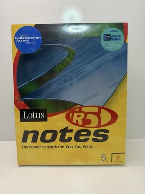 Cliente Lotus Notes Release 5 R5 - Edición Norteamericana - NUEVO PRECINTADO Foto 1 de 4