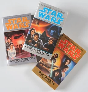 Star Wars The Jedi Academy Complete Trilogy Paperbacks 1-3 Kevin J Anderson 1994 - Foto 1 di 11