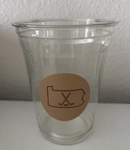 16 Ounce Clear Plastic Disposable Cups, Party, With Custom Design - 25 Count - Picture 1 of 4