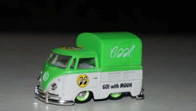 Mooneyes 1960 VW Volkswagen Truck lona techo microbús 1:64 diecast máquinas M2 Foto 1 de 3