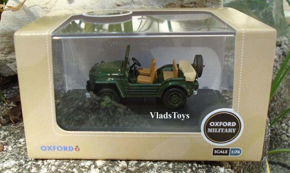 Oxford 1/76 Austin Champ British Army RASC Fire Service 76AC004 - Image 1 of 4