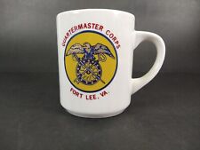 Vintage US Army Fort Lee Virginia Quartermaster Corps Coffee Mug 