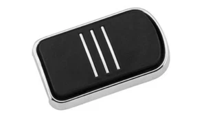 Harley FLH FLST FLD Biker's Choice Brake Pedal Pad Chrome Replaces 42712-04 NEW - Picture 1 of 4