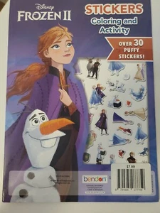 Disney Frozen ll Stickers Coloring And Activity Book - Picture 1 of 2