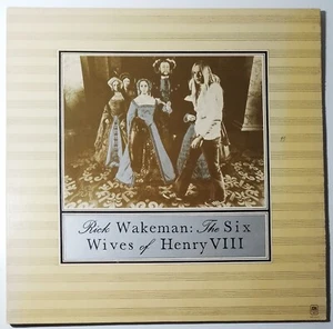 THE SIX WIVES OF HENRY VIII - RICK WAKEMAN - LP VINYL VG+/EX A&M USA 1973 GATEF. - Picture 1 of 4