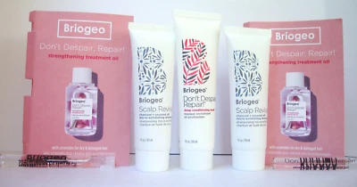 BRIOGEO Scalp Revival Charcoal Shampoo + Don't Despair Mask + Treatment Oil  - Image 1 of 4