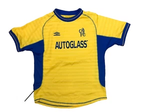 Chelsea Away Fußball Trikot 2000 - 2002 Away Soccer Jersey Größe XLB 34" - Bild 1 von 3