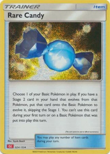 Pokemon Card - Classic Collection [CLC] 024/034 - RARE CANDY (holo) - NM/Mint - Image 1 of 1