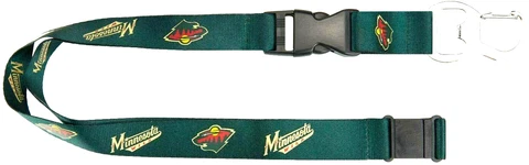 MINNESOTA WILD BOTTLE OPENER LANYARD KEYCHAIN WITH CLIP Cover