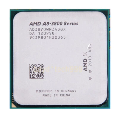 AMD A-Series AD3870WNZ43GX A8-3870K 3 GHz Quad-Core Socket F CPU Processor - Image 1 of 2