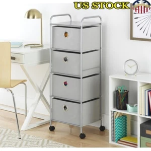 3 Tier Slim Rolling Cart Space Saving Storage Organizer Laundry Bathroom Office - Picture 1 of 6
