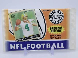 1996-97 Fleer Goudey Football Hobby Pack (10 Karten) - Bild 1 von 2