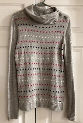 Tommy Hilfiger Mujer Gris Capucha Cuello Suéter Top Talla XL Foto 1 de 4