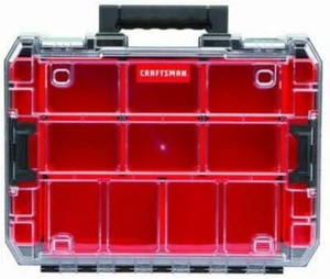 CRAFTSMAN VERSASTACK 10-Fach Kunststoff Kleinteile Organizer rot schwarz - Bild 1 von 12