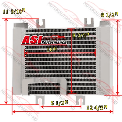 ASI Upgrade Engine Aluminum Oil Cooler for Nissan R35 GT-R 3.8L 2009-2019 - Image 1 of 4