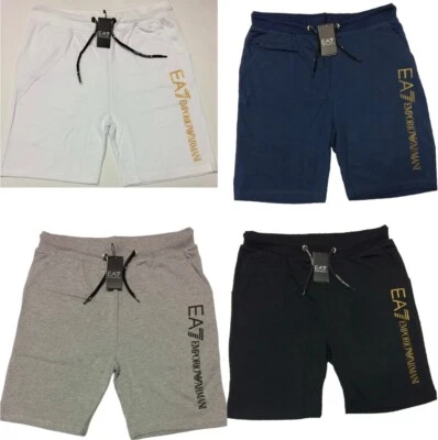 EMPORIO ARMANI EA7 BRAND NEW 2 SIDE POCKET REGULAR FIT SWEAT SHORTS