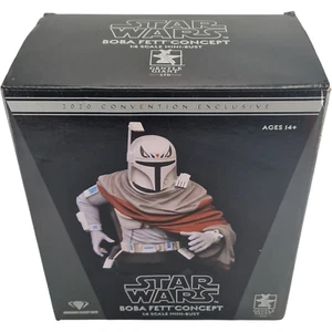 Star Wars : Gentle Giant Buste Wars Boba Fett (Concept) 500 EX Limitée 1/6 - Foto 1 di 7
