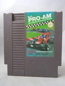 R.C. PRO-AM Nintendo NES 1987 Rare Ltd Cartridge, Loose 072722WT - Picture 1 of 3
