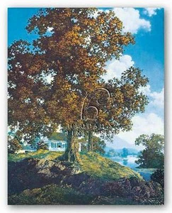 MUSEUM ART PRINT Peaceful Valley Maxfield Parrish - Picture 1 of 1