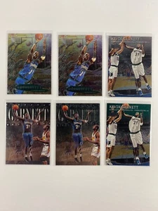 KEVIN GARNETT Lot of (6) Fleer Metal and Universe Base Cards Timberwolves - Picture 1 of 3