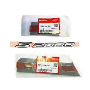 Originale Honda OEM S2000 Cromato Ala Anteriore S+2000 Badge JDM 99-09 AP1 AP2 UK - Foto 1 di 6