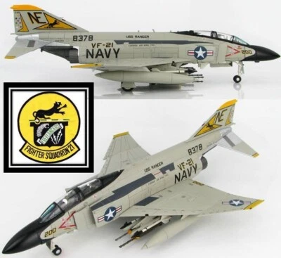 Hobby Master 1/72 HA1996 F-4J Phantom II USN VF-21 Freelancer, USS Ranger - Immagine 1 di 4