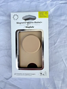 PopSockets Magnetic Phone Wallet with Grip and MagSafe- Latte - Photo 1 sur 8