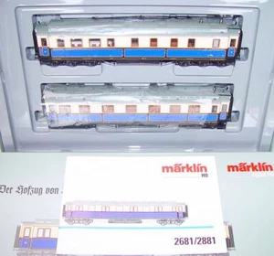 Marklin DIGITAL AC HO IMPERIAL COURT TRAIN EMPEROR WILHELM II WAGON Set #1 MIB! - Picture 1 of 9