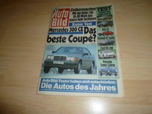 Zeitung Zeitschrift - Auto Bild Heft Nr. 26 / 1987 - Mercedes 300 CE W124 Coupe - Bild 1 von 2