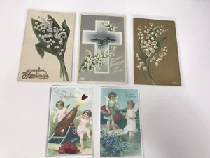 2 postales vintage de San Valentín 3 papel efímero - Imagen 1 de 8