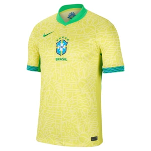Nike Brasil 2024 Home Jersey Yellow Color Youth size Large - Picture 1 of 4