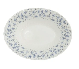 Wedgwood Windrush 10" Oval Vegetable Bowl Bone China England Serving Dish - Picture 1 of 6
