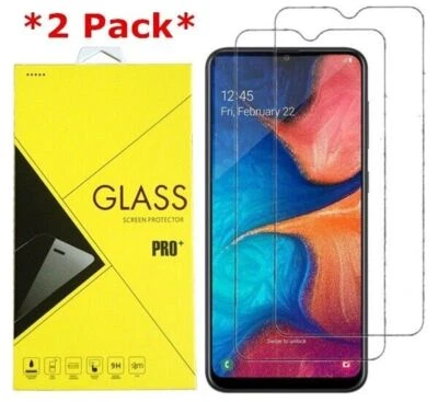 2Pack Premium Tempered Glass Screen Protector For Samsung Galaxy A20 / A30 / A50 - Image 1 of 4