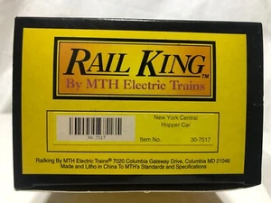 O scale 1998 MTH DC 30-7517 NYC Hopper Car w/ Coal Load 3 Rail - Picture 1 of 4