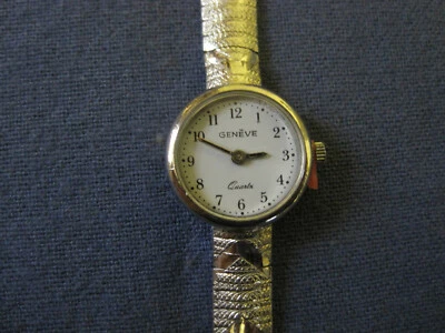 H 284 Damas Plata de Ley GINEBRA CUARZO RELOJ PULSERA Foto 1 de 4