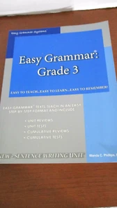 Wanda Phillips~EASY GRAMMAR TEACHER EDITION w/ STUDENT TEXT~Grade 3 - Picture 1 of 2