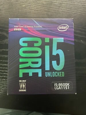 Procesador Intel BX80684I58600K Core i5 8600K 3,6 GHz LGA 1151 hexa-core Foto 1 de 3