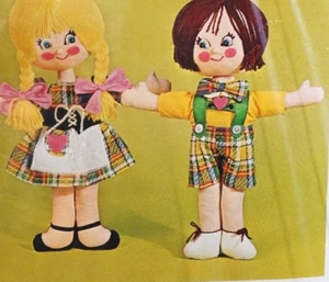 Bucilla Creative Needlecraft The Twins Hansel And Gretel Hug Me Toys Kit 1674 - Picture 1 of 4