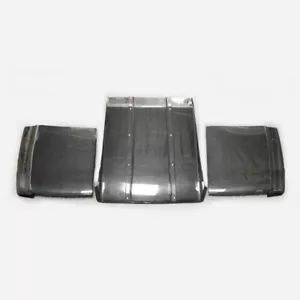 For Mitsubishi Evolution EVO 5 V Type Carbon Fiber Rear Diffuser Under wings - Imagen 1 de 5