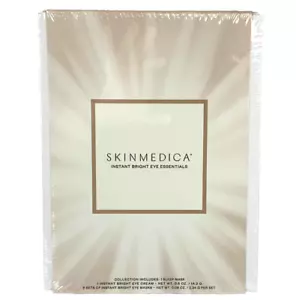 SkinMedica Instant Bright Eye Essentials Kit Cream 6 Masks Silk Sleep Mask USA - Picture 1 of 13