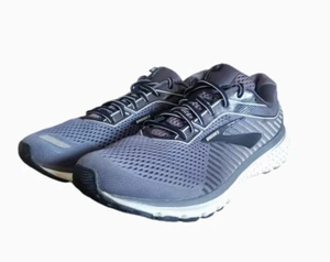 Brooks Ghost 12 Shoes Men's Size 13 D Grey Lace Up Running Sneaker - Picture 1 of 11
