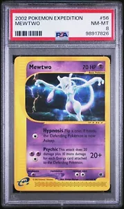 2002 Pokemon Expedition #56 Mewtwo PSA 8 - Bild 1 von 2